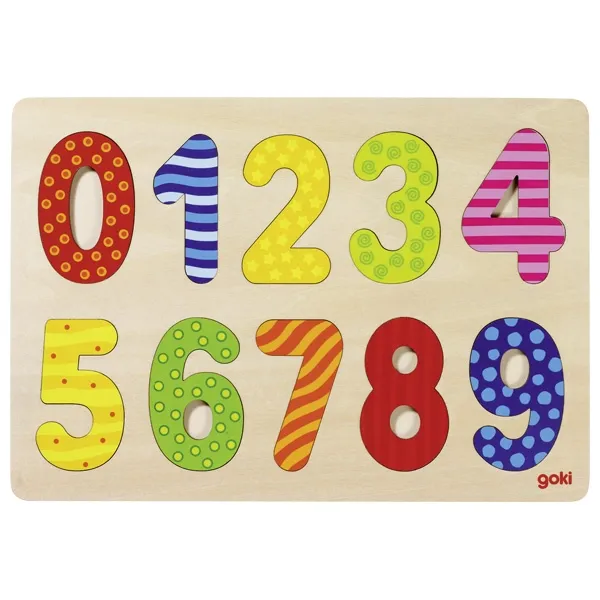 JEU EN BOIS - NOMBRE 1 A 9 57574