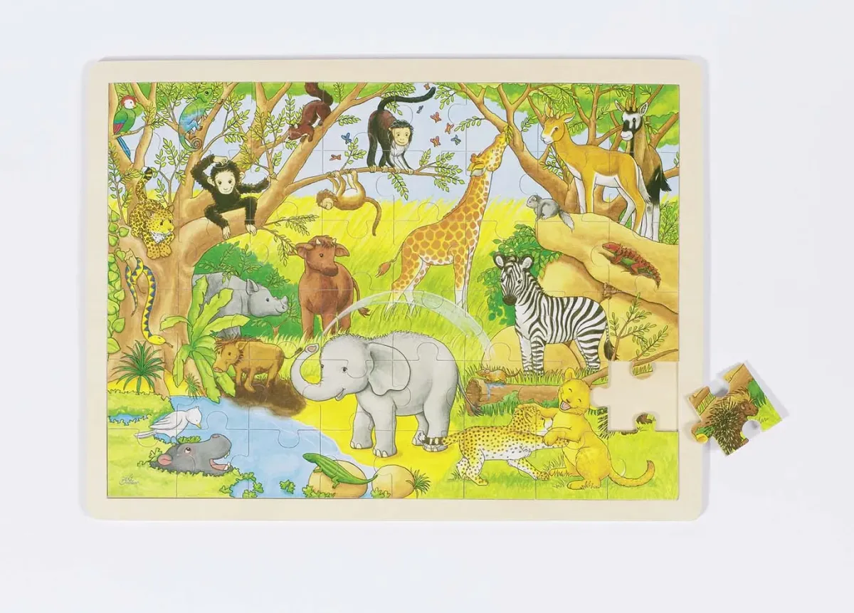 Puzzle - Afrique - 48 pièces - 30x40 cm