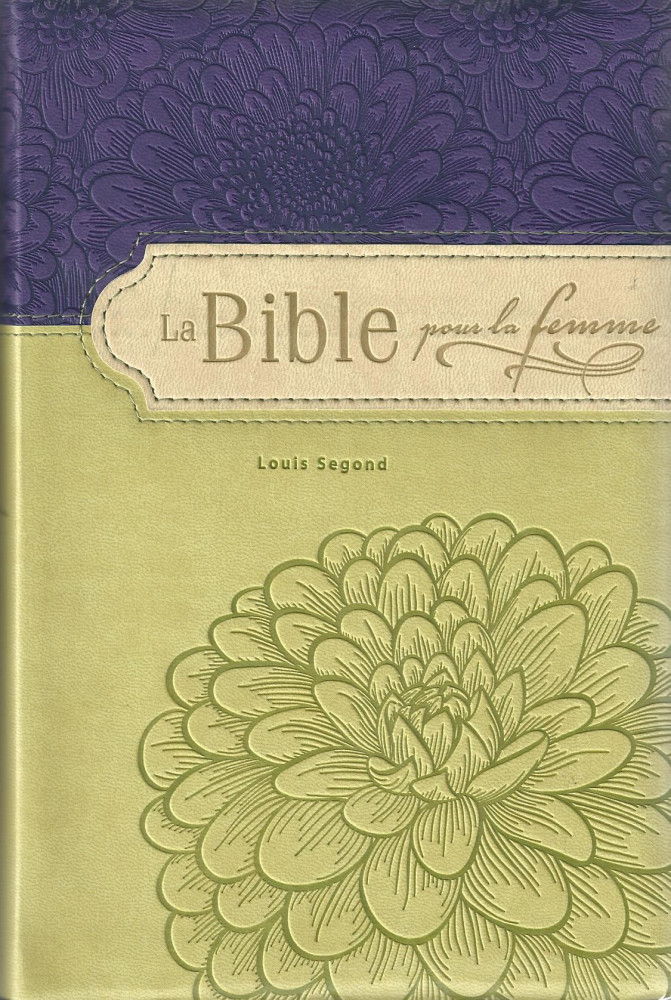 BIBLE SEGOND 1910 POUR LA FEMME SOUPLE - PAROLES DE JESUS EN VERT