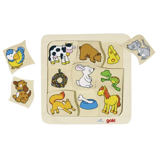 JEU EN BOIS - QUI MANGE QUOI ? 56880
