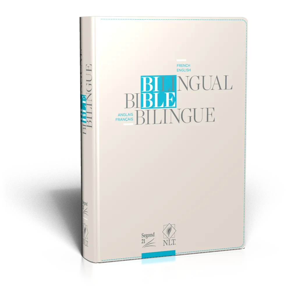 Bible bilingue français/anglais S21/NLT souple avec fermeture éclair
