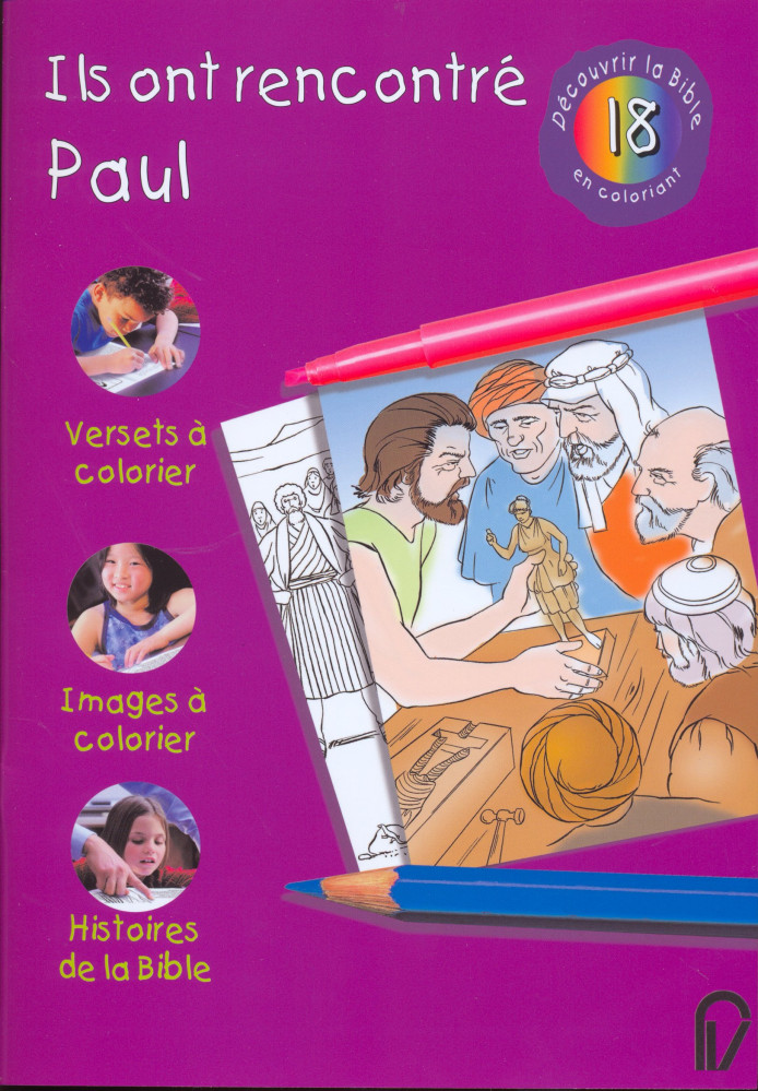 ILS ONT RENCONTRE PAUL - DECOUVRIR LA BIBLE EN COLORIANT 18