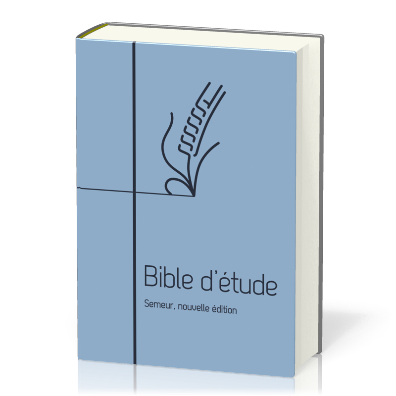 Bible du Semeur 2015 étude souple bleu