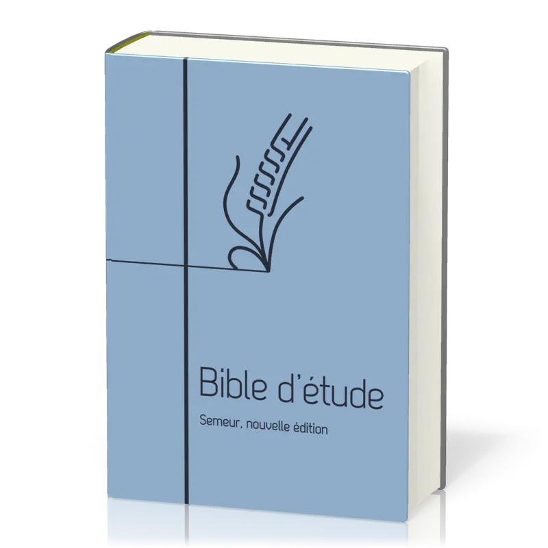 Bible du Semeur 2015 étude souple bleu