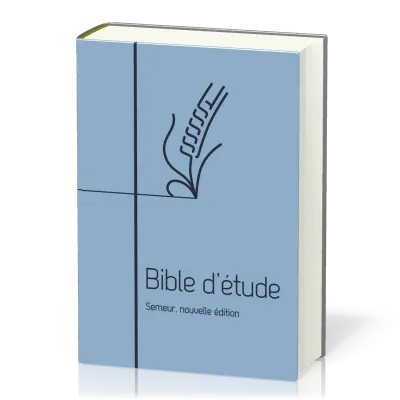 Bible du Semeur 2015 étude souple bleu
