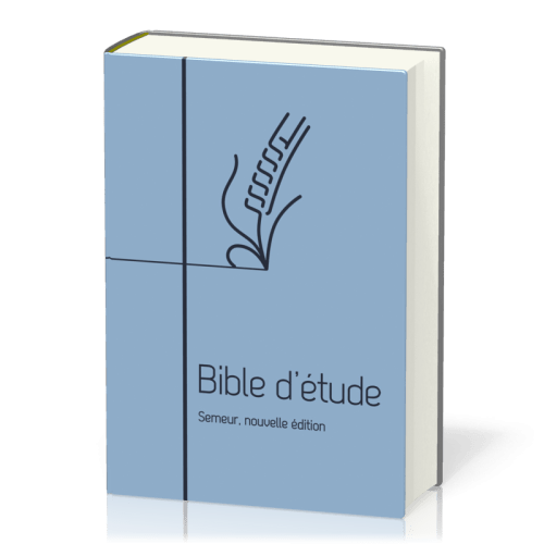 Bible du Semeur 2015 étude souple bleu