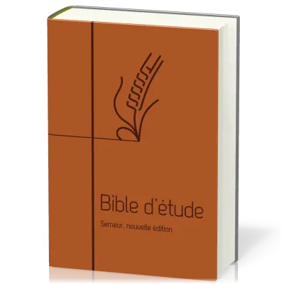 Bible du Semeur 2015 étude souple marron