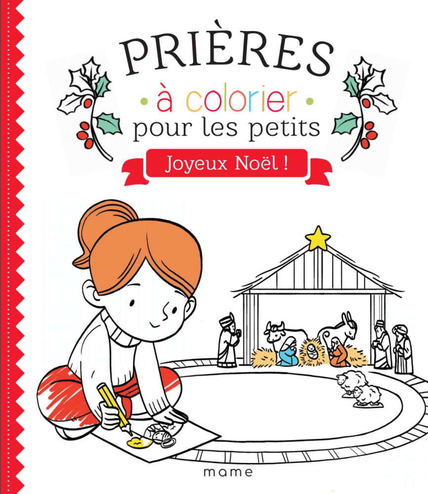 Joyeux Noël - Prières à colorier