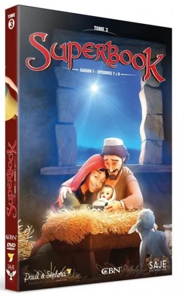Superbook DVD Tome 3 (Saison 1, épisodes 7 à 9)