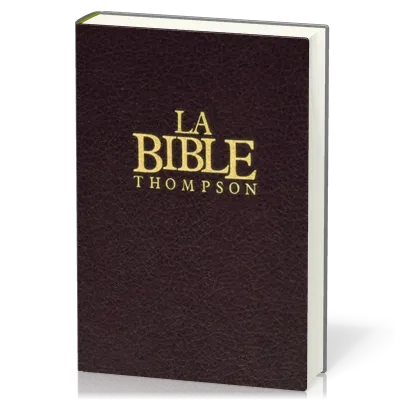 Bible Thompson Colombe rigide grenat