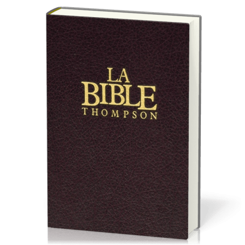 Bible Thompson Colombe rigide grenat