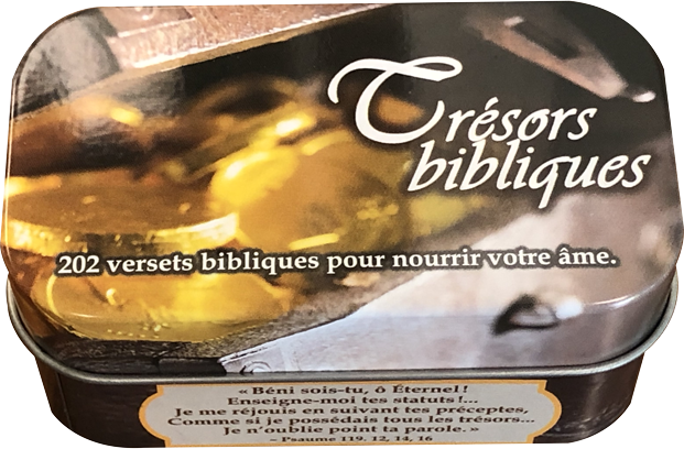 TRESORS BIBLIQUES COFFRET VERSETS BIBLIQUES