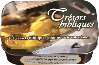 TRESORS BIBLIQUES COFFRET VERSETS BIBLIQUES
