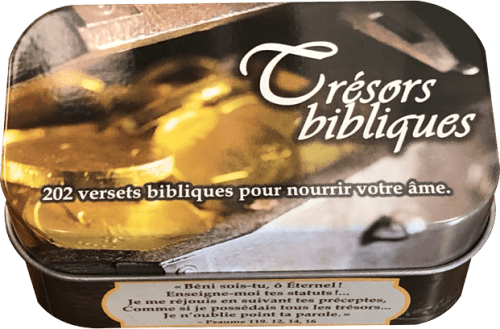 TRESORS BIBLIQUES COFFRET VERSETS BIBLIQUES