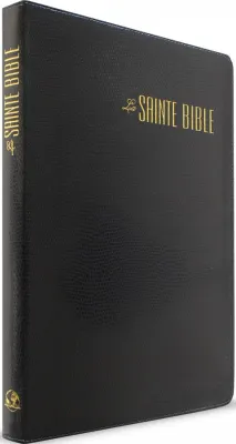 BIBLE SEGOND ESAIE 55 CONFORT SOUPLE PU LEZARD NOIR F.E.
