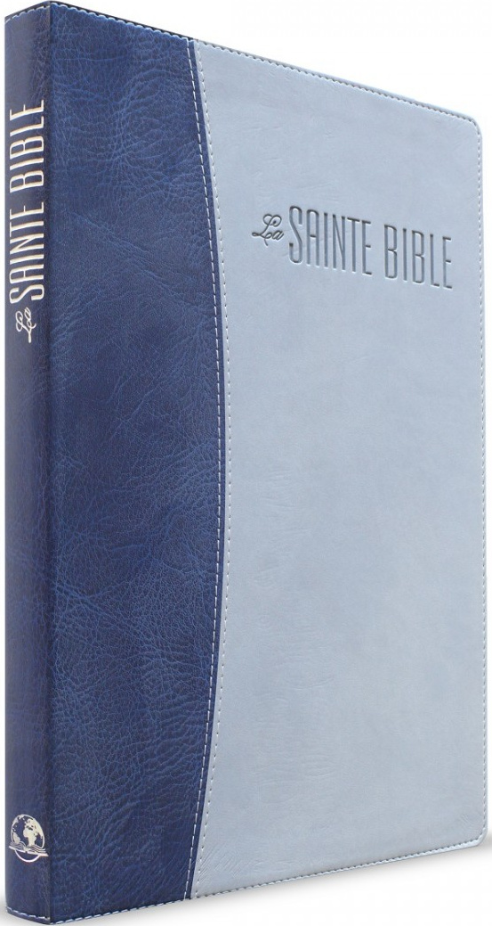 BIBLE SEGOND ESAIE 55 CONFORT SOUPLE 511 PU DUO BLEU NUIT/GRIS