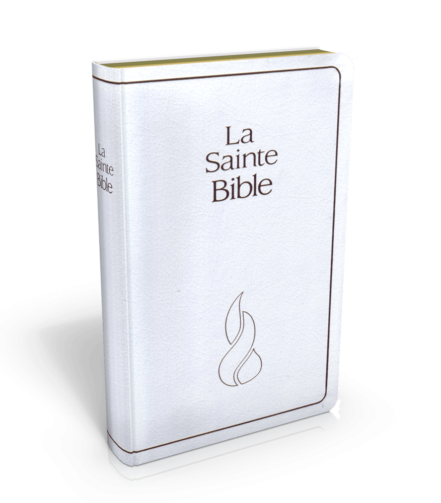 BIBLE NEG COMPACT FIBROCUIR BLANC, TR.OR