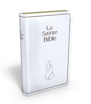 BIBLE NEG COMPACT FIBROCUIR BLANC, TR.OR