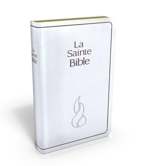 BIBLE NEG COMPACT FIBROCUIR BLANC, TR.OR