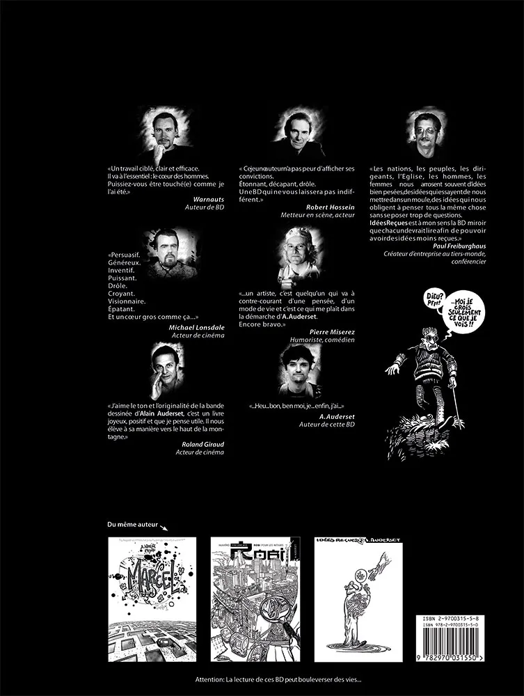 IDEES RECUES VOL. 1 BD AVEC BILLY ET COCOTTE