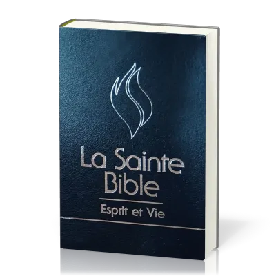 Bible Esprit et vie - Edition Deluxe cuir bleu