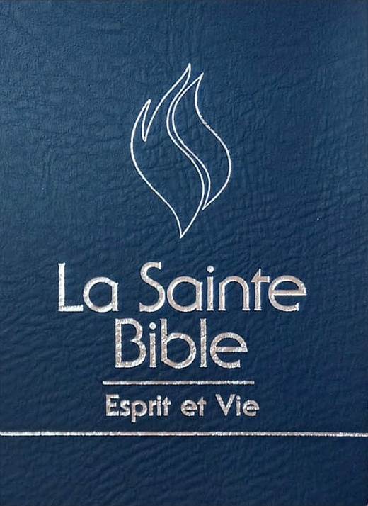 Bible Esprit et vie - bleu nuit avec onglets tranche argent - Louis Segond 1910