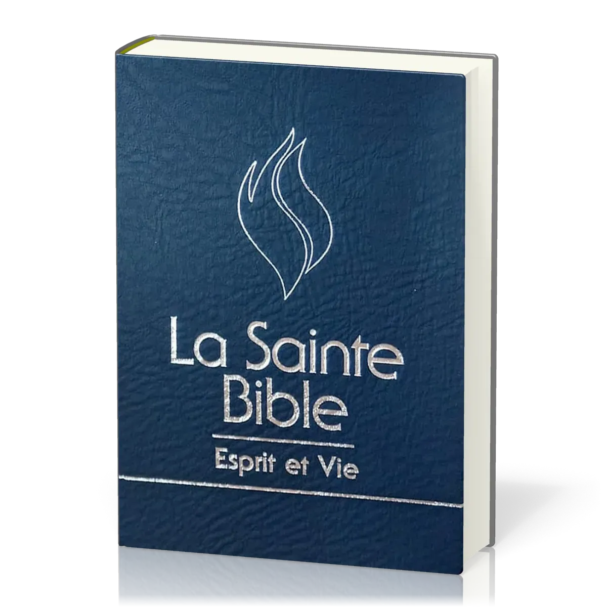 Bible Esprit et vie - bleu nuit avec onglets tranche argent - Louis Segond 1910