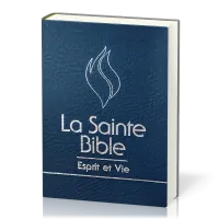 Bible Esprit et vie - bleu nuit avec onglets tranche argent - Louis Segond 1910