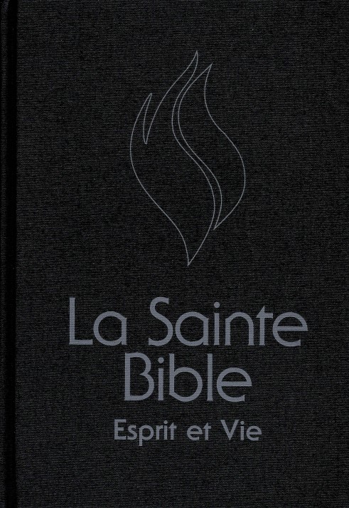 Bible Esprit et Vie - Couverture rigide noir