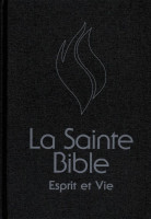 Bible Esprit et Vie - Couverture rigide noir