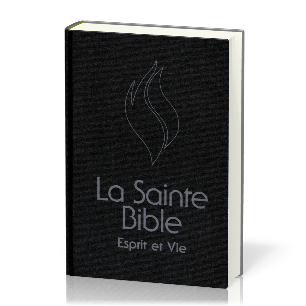 Bible Esprit et Vie - Couverture rigide noir