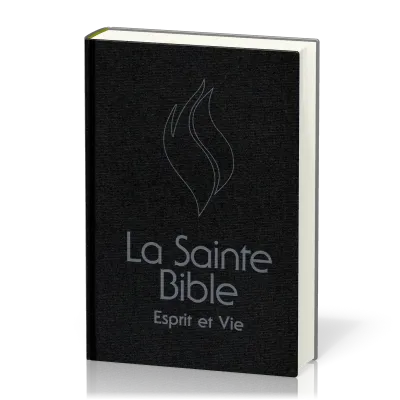 Bible Esprit et Vie - Couverture rigide noir