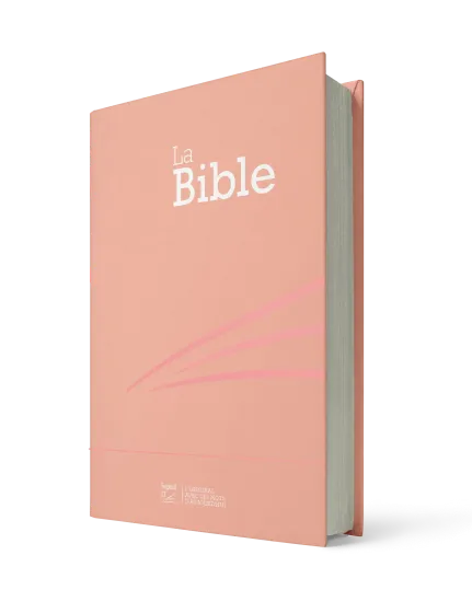Bible Segond 21 compacte - couverture rigide skivertex rose guimauve