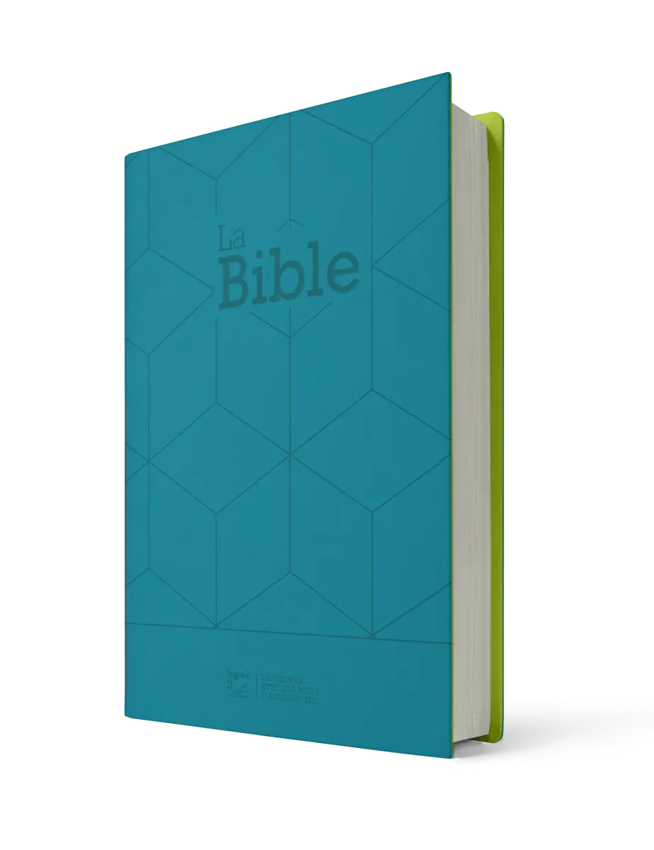 Bible Segond 21 compacte - Couverture souple Vivella vert