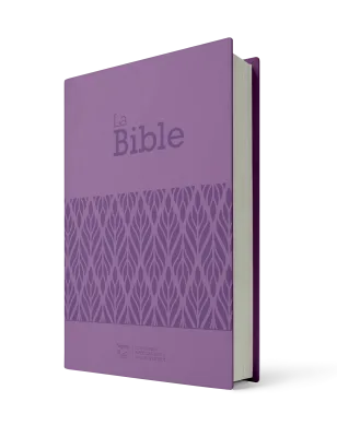Bible Segond 21 compacte - Couverture souple Vivella violet