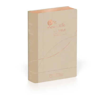 Bible Segond 21 Vie Nouvelle - souple - vivella beige - tranches or avec boîtier