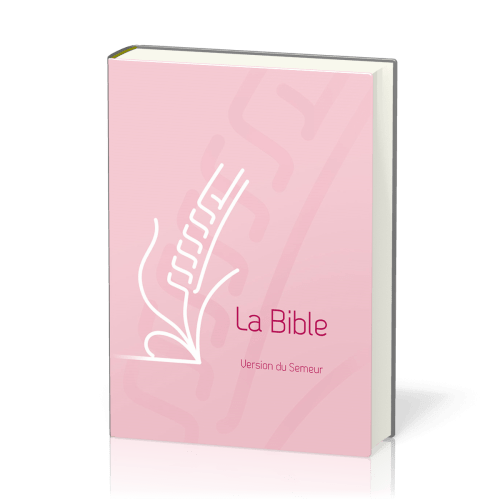 Bible Semeur 2015, couverture rigide rose illustrée