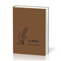 Bible Semeur 2015, couverture textile semi-souple marron, tranche blanche