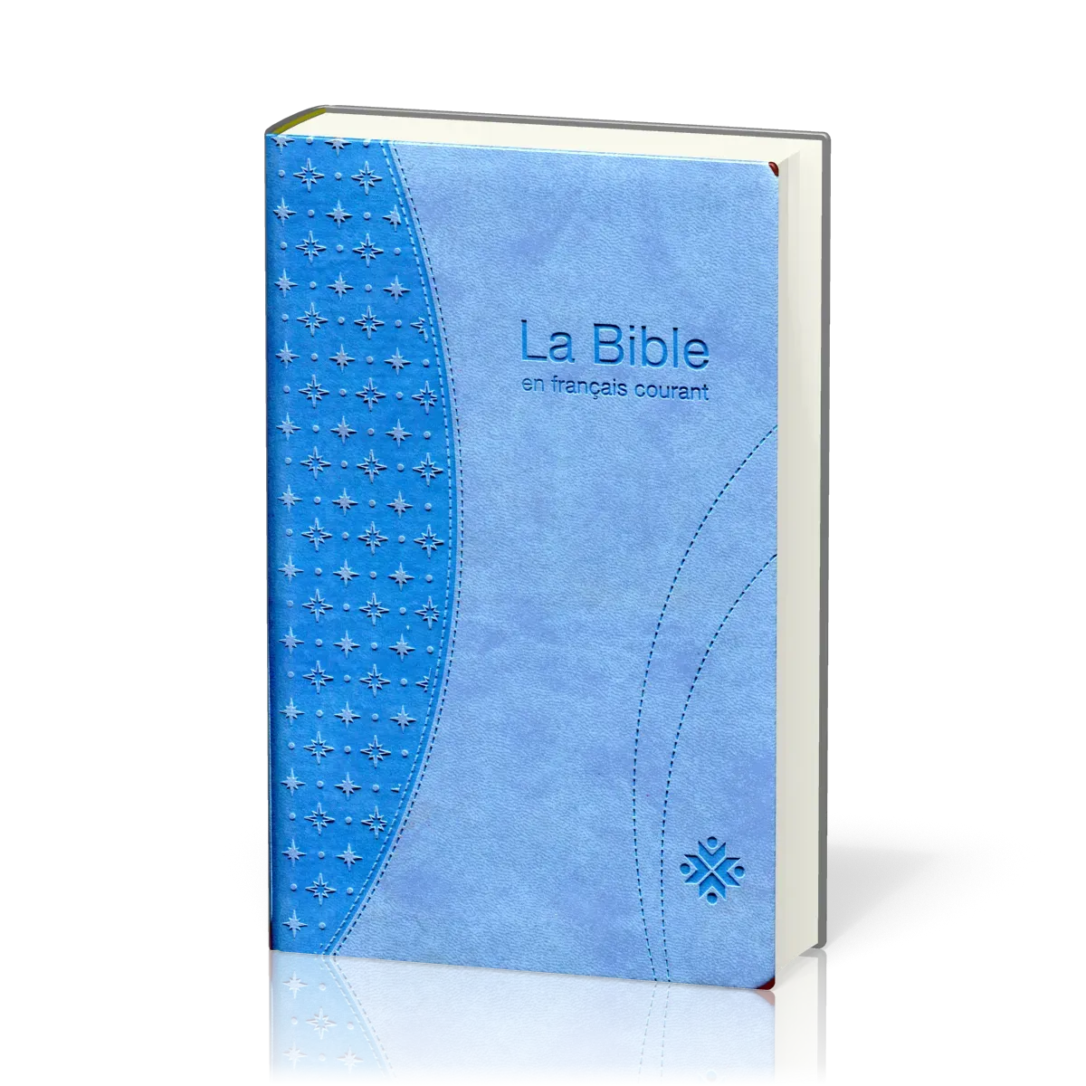 BIBLE FR.COURANT STANDARD SIMILI BLEU ONGLETS