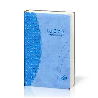 BIBLE FR.COURANT STANDARD SIMILI BLEU ONGLETS