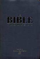 BIBLE NBS THOMPSON, SOUPLE VINYL NOIR, TRANCHE OR, ONGLETS