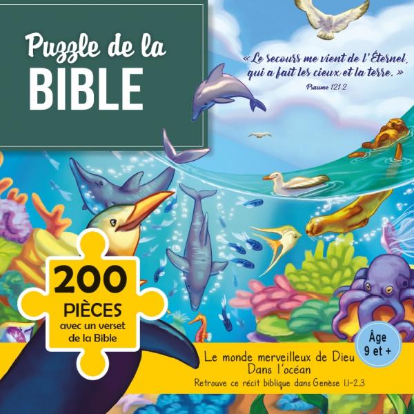 Puzzle - Le monde merveilleux de Dieu dans l'océan 200 pièces