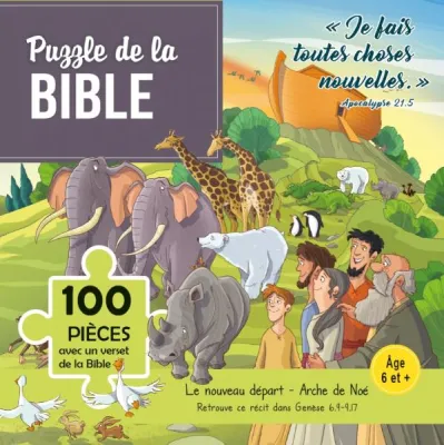 Puzzle - Le nouveau départ - Arche de Noé 100 pièces