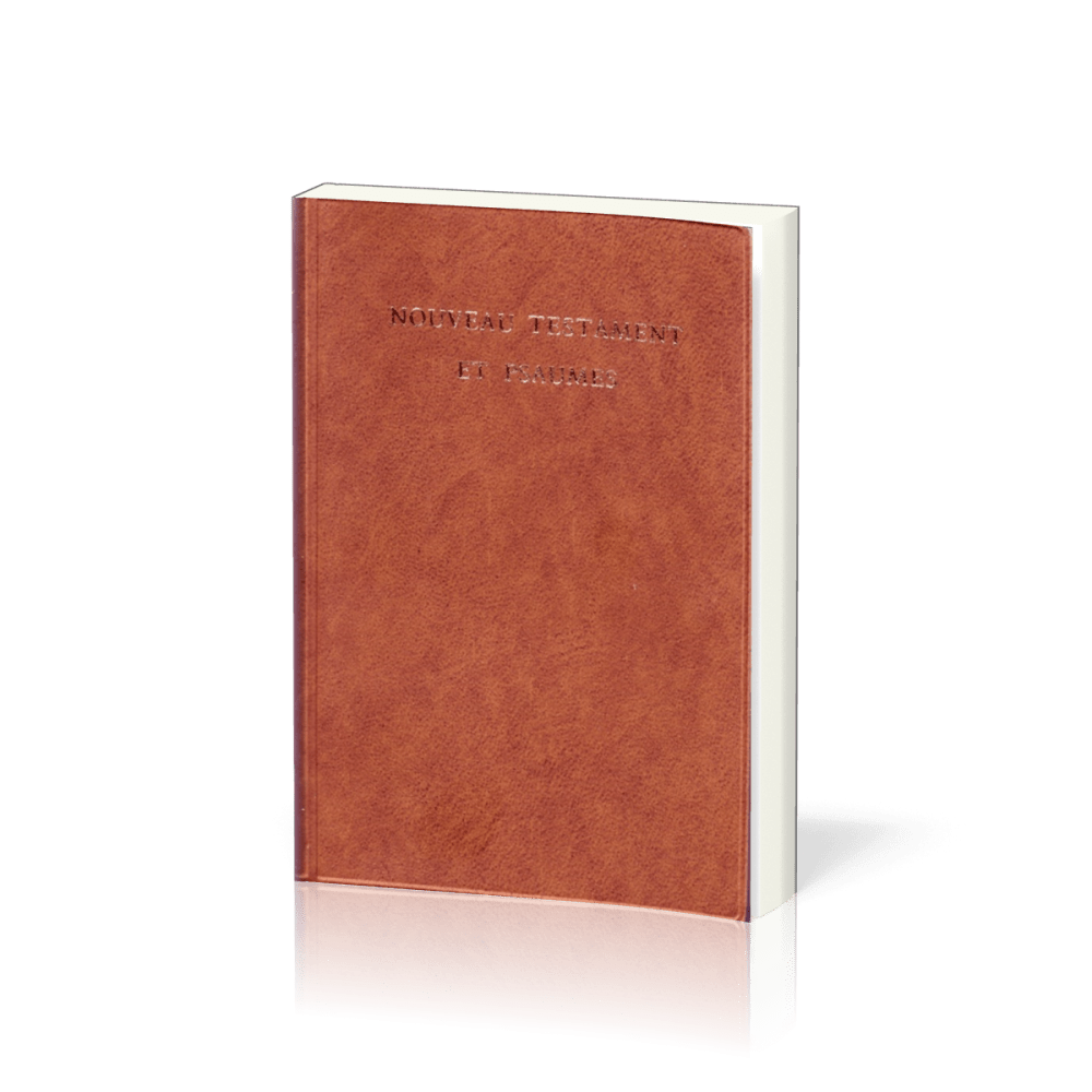 Nouveau Testament et Psaume Segond Segond Colombe, souple vinyle brun